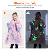 Wearable Blanket Unicorn Gow Print For Kids